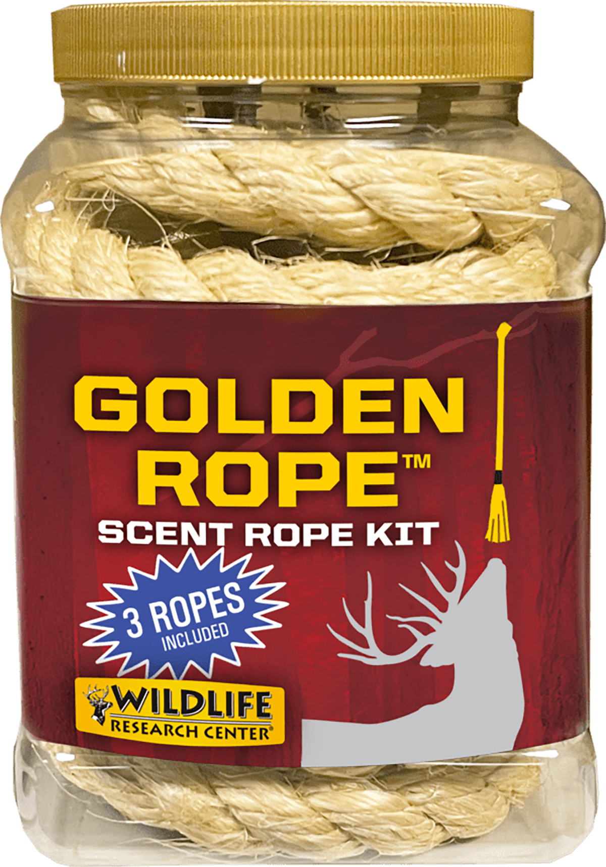 Wildlife Research 396 Golden Rope Kit 30" Scent Ropes Deer Attractant — view 2