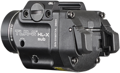Streamlight TLR-8 HL-X SUB USB 1000 Lumens Pistol Light w/ Red Laser - Glock 43X/48 MOS — view 2