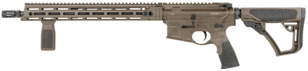 Daniel Defense DDM4 V7 *CO Compliant 5.56x45mm NATO 16" No Magazine Semi-Auto Rifle - Rattlecan Cerakote — view 2