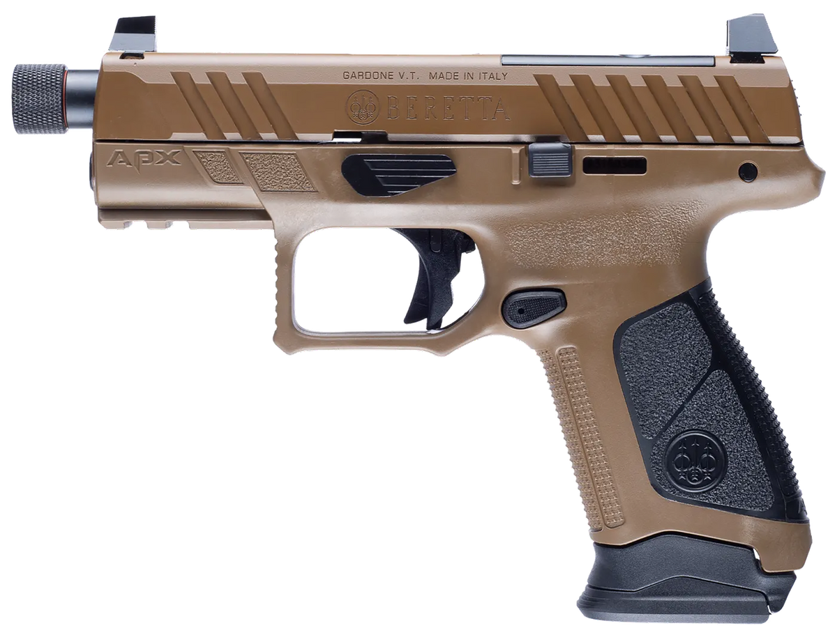 Beretta APX-A1 Compact Tactical 9mm Luger 4.2" 15+1 Semi-Auto Pistol - FDE — view 2