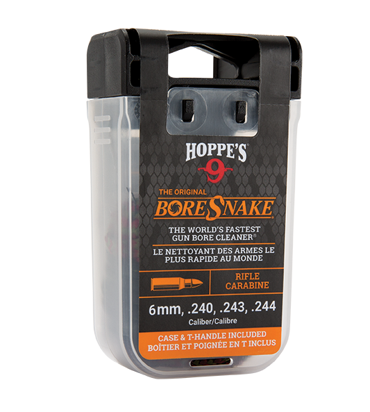 Hoppes BoreSnake Den 6mm/.243 Rifle Bore Cleaner Rope - Bronze Bristle — view 2