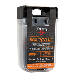 Hoppes BoreSnake Den 6mm/.243 Rifle Bore Cleaner Rope - Bronze Bristle — view 2