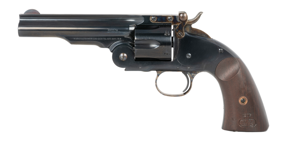 Cimarron Model No. 3 Schofield 45 Long Colt 5" 6-Shot SAO Revolver — view 2