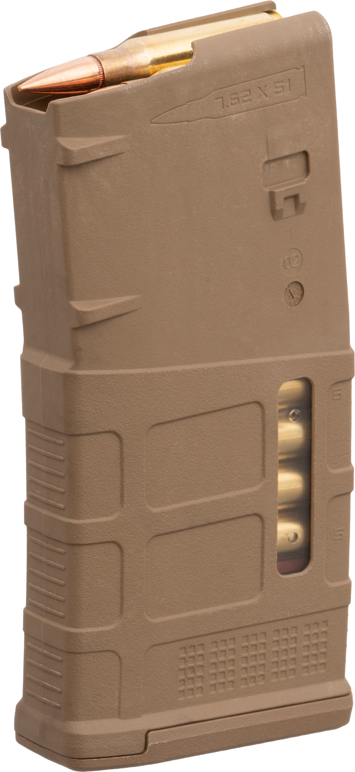 Magpul Industries PMAG GEN M3 20-Rd 7.62x51mm NATO/308 Window Magazine - AR-10/M110/SR25 - Flat Dark Earth — view 2
