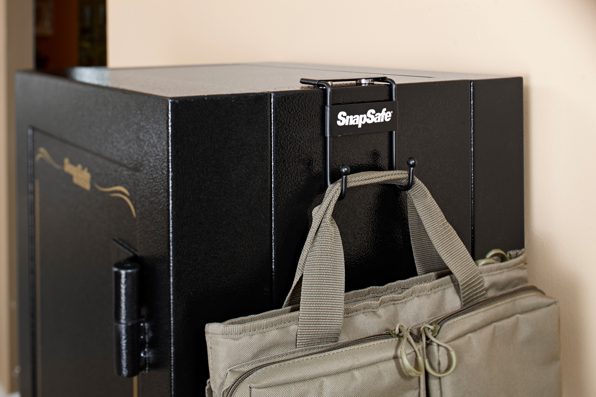 SnapSafe 75911 Magnetic Safe Hook Black Steel — view 2