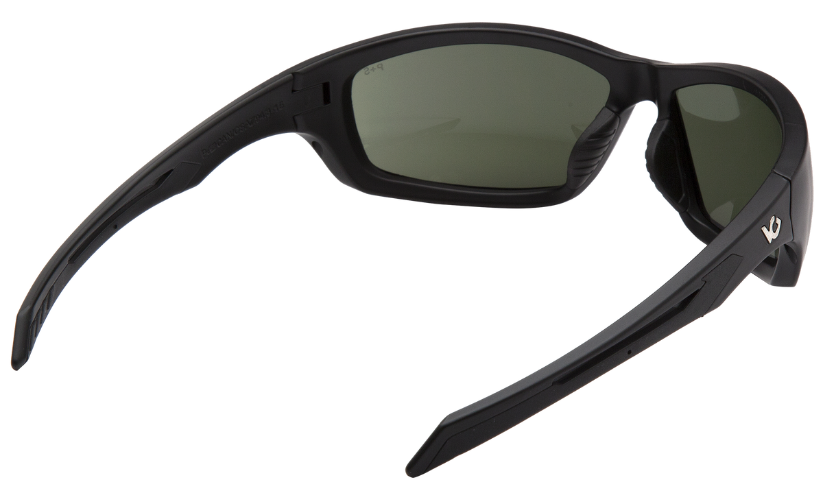 Pyramex Howitzer Safety Glasses Forest Gray Anti-Fog Lens Black Full Frame — view 2