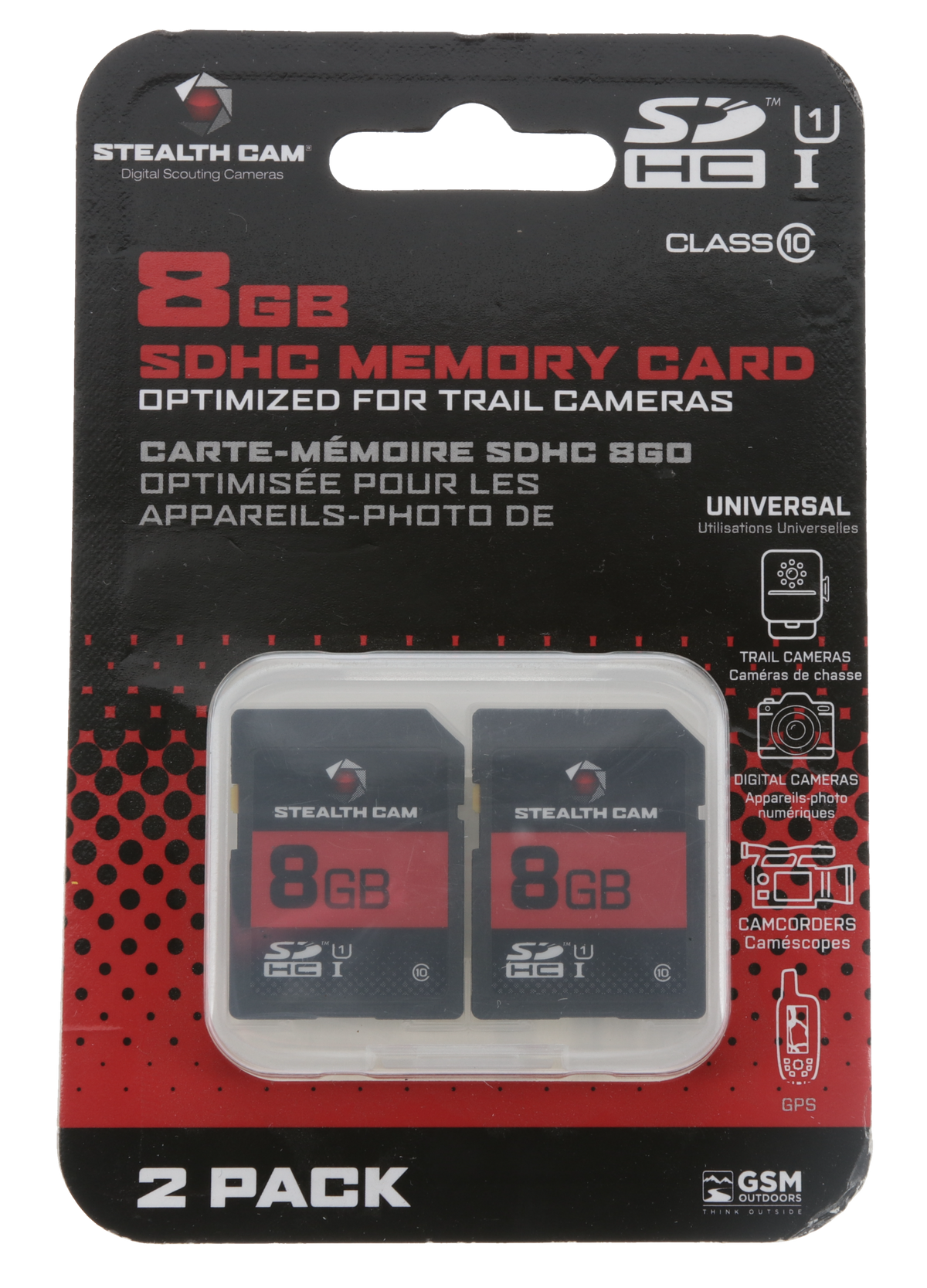 Stealth Cam STC2SD8GB 8GB SD Memory Card - 2 Pack — view 2