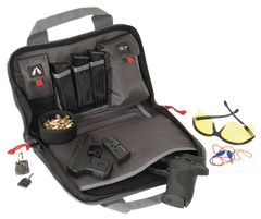 G*Outdoors GPS-1308PC Double Pistol Case Black Nylon - Visual ID Storage System — view 2
