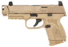 FN 509 Compact MRD 9mm 4.02" 10+1 Semi-Auto Pistol w/ Compensator - FDE — view 2