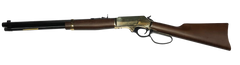 Henry H009BGL Side Gate 30-30 Win 20" 5+1 Lever-Action Rifle - Polished Brass Receiver, Large Loop — view 2