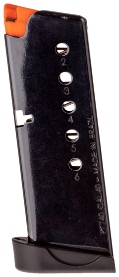 Taurus G2S 40 S&W 6-Rd Black Metal Pistol Magazine — view 2