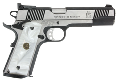 Pachmayr Custom 1911 Ambidextrous Safety Grip Panels - White Simulated Pearl — view 2