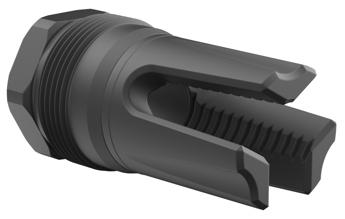 Breek Arms Scorch 3-Prong 30 Cal 5/8x24 Steel Flash Hider - Black Nitride — view 2