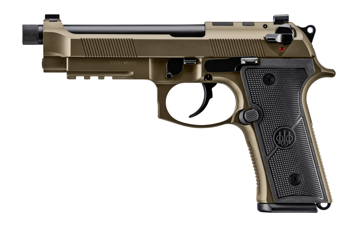 Beretta M9A4 Overlanding 9mm Luger 5.10" 10+1 DA/SA Pistol - Nomad Bronze Cerakote — view 2