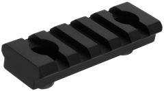 TacFire MAR105S M-LOK Accessory Picatinny Rail 2 3/8" 5-Slot Black Anodized — view 2