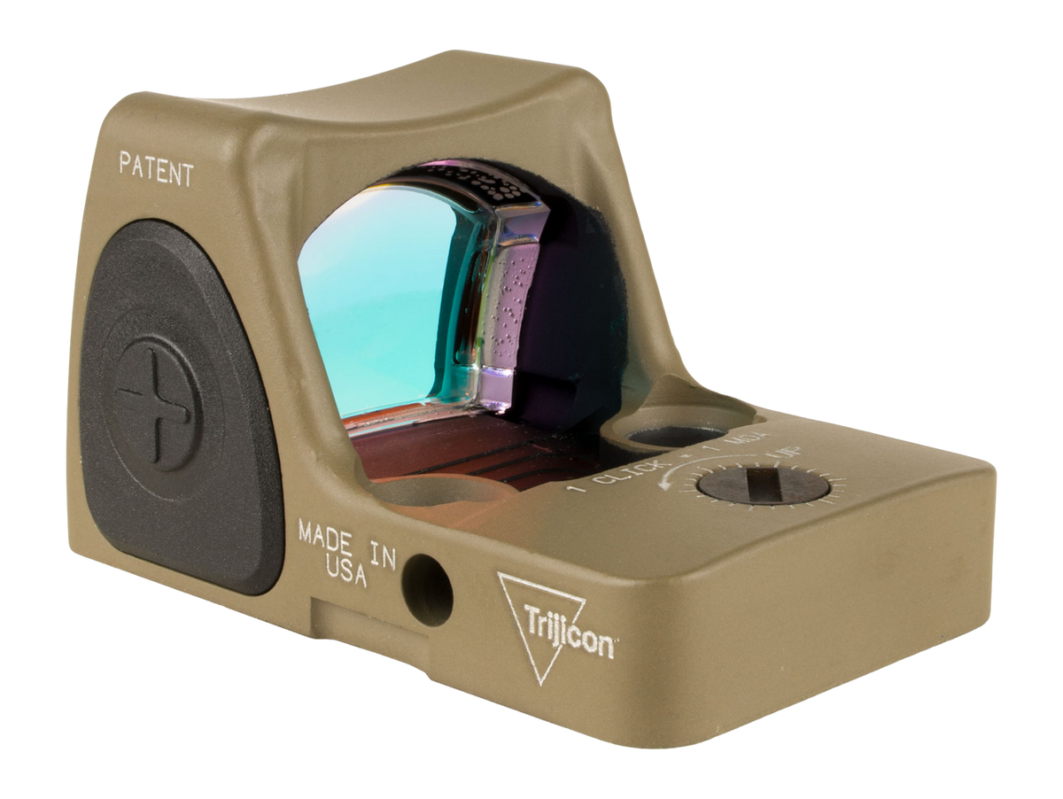Trijicon RMR Type 2 6.5 MOA Red Dot Adjustable LED Reflex Sight - Flat Dark Earth Cerakote — view 2