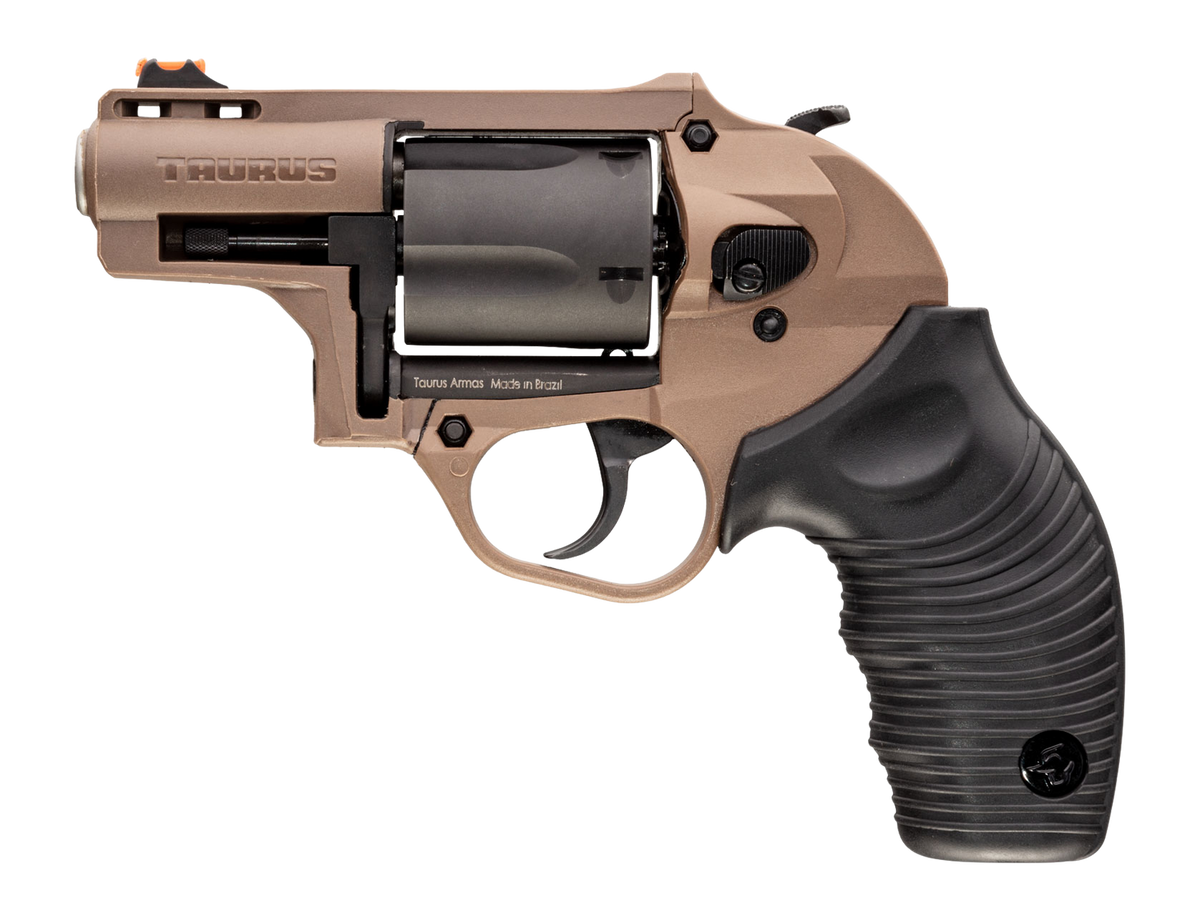 Taurus 605 Poly Protector Small 357 Mag/38 Special +P 2" 5-Shot DA/SA Revolver - Brown Polymer/Black — view 2