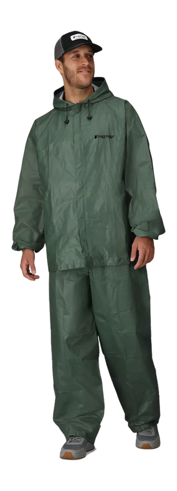 Frogg Toggs Ultra-Lite2 Rain Suit OD Green Large — view 2