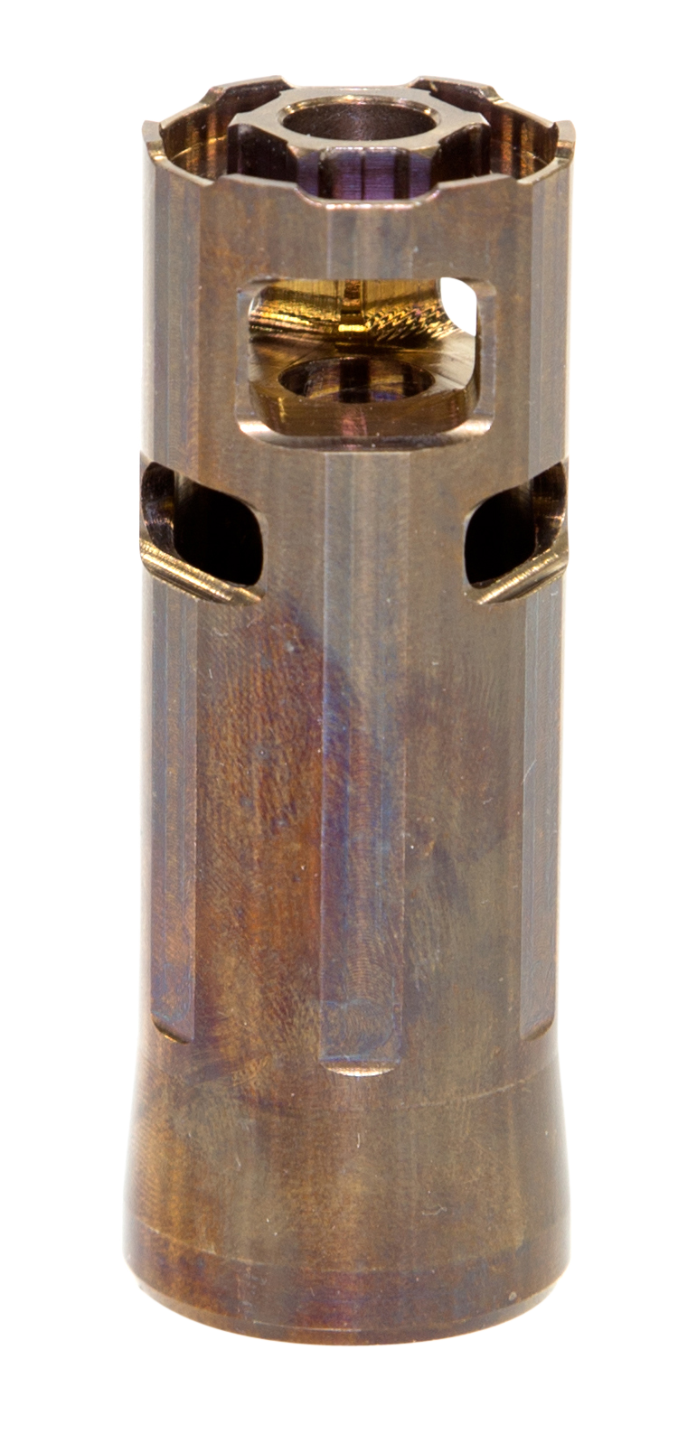 Q LLC Bottle Rocket Muzzle Brake Enhancer Copper 2.70" AR-Platform — view 2
