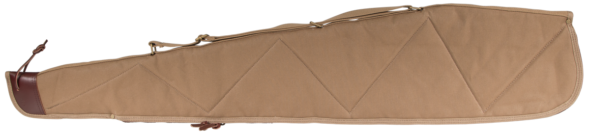 Boyt Harness Alaskan 48" Waxed Khaki Canvas Rifle Case - Brass Hardware & Quilted Flannel — view 2
