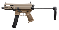Grand Power Stribog SP9A3S 9mm Luger 5.5" 30+1 Semi-Auto Pistol w/ Tailhook Brace - Flat Dark Earth — view 2