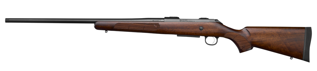 CZ 600 American ST2 6.5 Creedmoor 24" 5+1 Bolt Action Rifle - Walnut — view 2