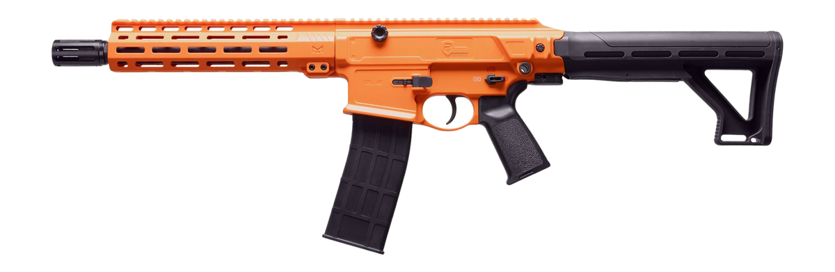 RWS Umarex P2P Defensor 68C .68 Cal CO2 Pepper Rifle - Orange/Black — view 2