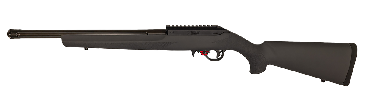 Franklin Armory F22 22 LR 16" 10+1 Semi-Auto Rimfire Rifle - Gray Hogue Stock — view 2