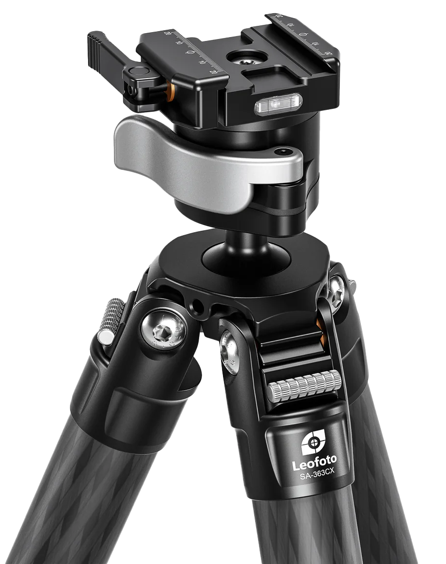 Leofoto USA SA-324CX+MA-40X Carbon Fiber Tripod Combo 60.24" 25kg Load — view 2