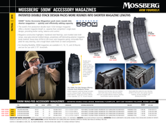 Mossberg 590M 12 Gauge 15rd Double-Stack Polymer Magazine - 2.75" Shotshells Only — view 2