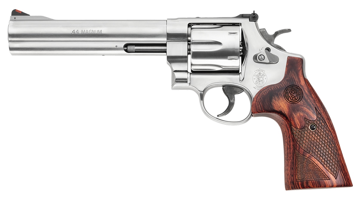 Smith & Wesson Model 629 Deluxe 44 Rem Mag 6.50" 6-Rd Satin Stainless N-Frame Revolver - CA Compliant — view 2