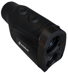 Konus RF-1200 6x25mm Laser Rangefinder 1320 yds Black Rubber Armor — view 2