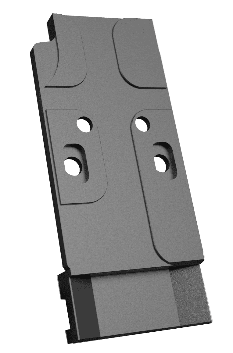C&H Precision CZ Shadow 2 V4 Optic Mount Plate Steel Hard Anodized - Trijicon RMR — view 2