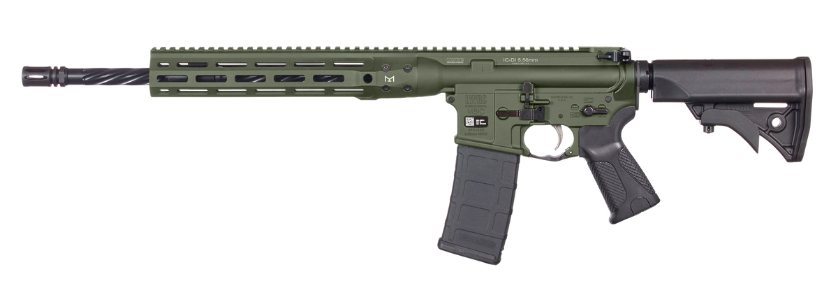 LWRC IC-DI 5.56 NATO 16.1" 30+1 Semi-Auto Rifle - OD Green — view 2