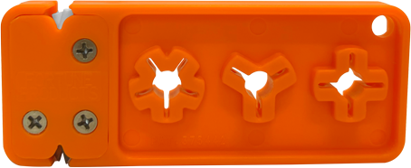 AccuSharp 013C Broadhead Sharpener & Wrench Tungsten Carbide Orange — view 2