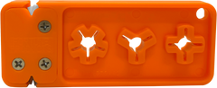 AccuSharp 013C Broadhead Sharpener & Wrench Tungsten Carbide Orange — view 2
