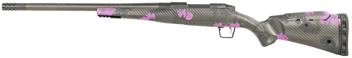 Fierce Firearms Mini Rogue 6.5 Creedmoor 20" 4+1 Bolt-Action Rifle - Black Cerakote / Purple Camo — view 2