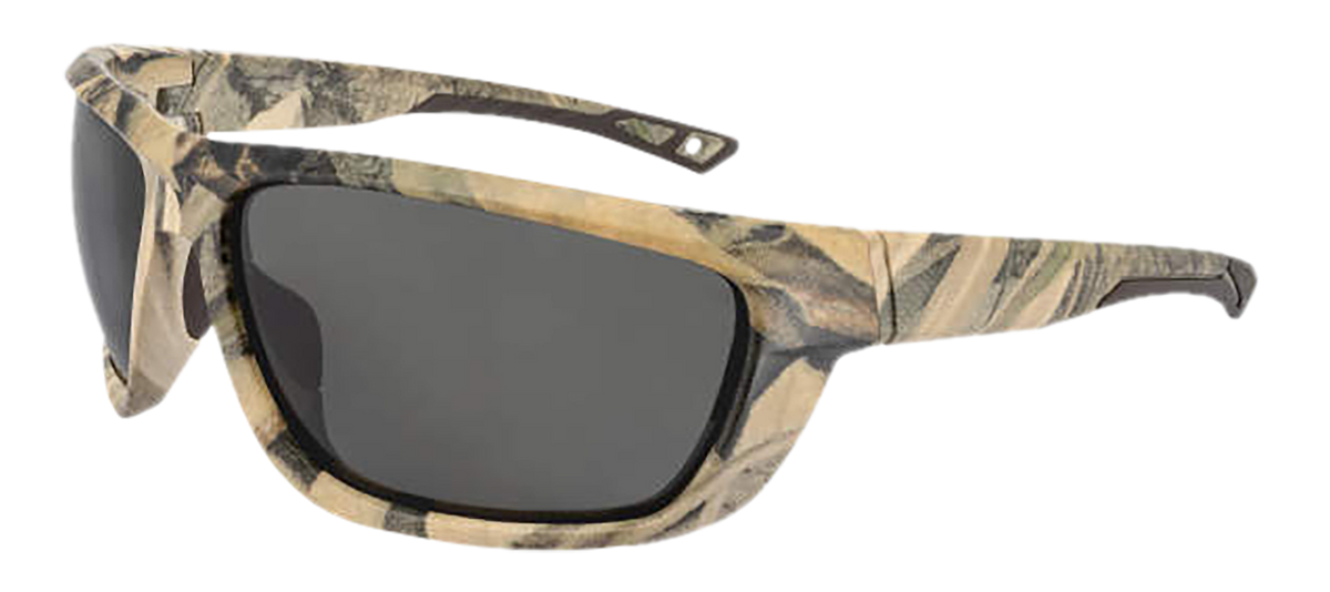 Radians DUFF1402PC Shooting Glasses Smoke Gray Lens Mossy Oak Frame — view 2