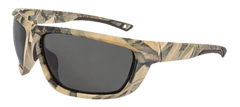 Radians DUFF1402PC Shooting Glasses Smoke Gray Lens Mossy Oak Frame — view 2