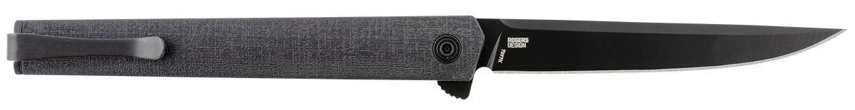 Columbia River 7097K CEO Blackout 3.35" Folding Plain Black EDP AUS-8A Black GRN Knife — view 2