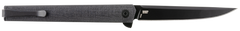Columbia River 7097K CEO Blackout 3.35" Folding Plain Black EDP AUS-8A Black GRN Knife — view 2
