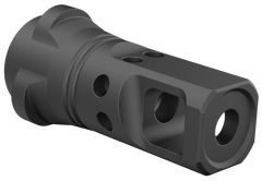 Breek Arms Echo Single Port Muzzle Brake .223/5.56 1/2x28 Black Nitride Steel — view 2