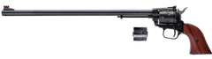 Heritage Mfg Rough Rider 22 LR/22 WMR 16" 6-Shot Revolver - Black with Cocobolo Grips — view 2