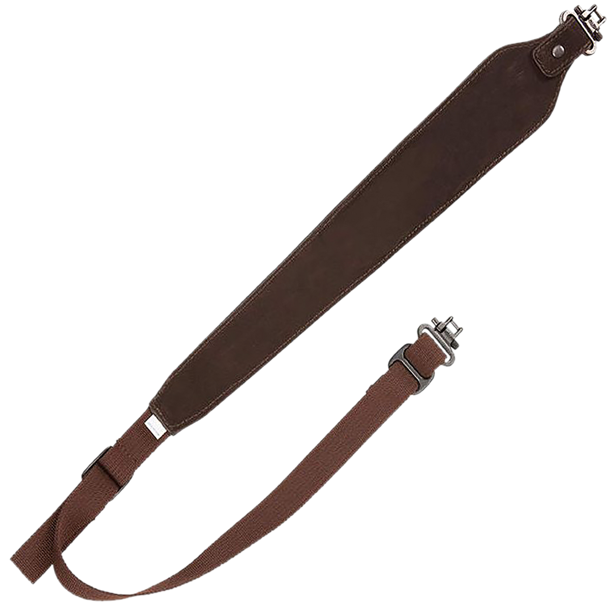 Allen 8140 Big Game Brown Leather/Suede Adjustable Rifle Sling w/Swivels — view 2