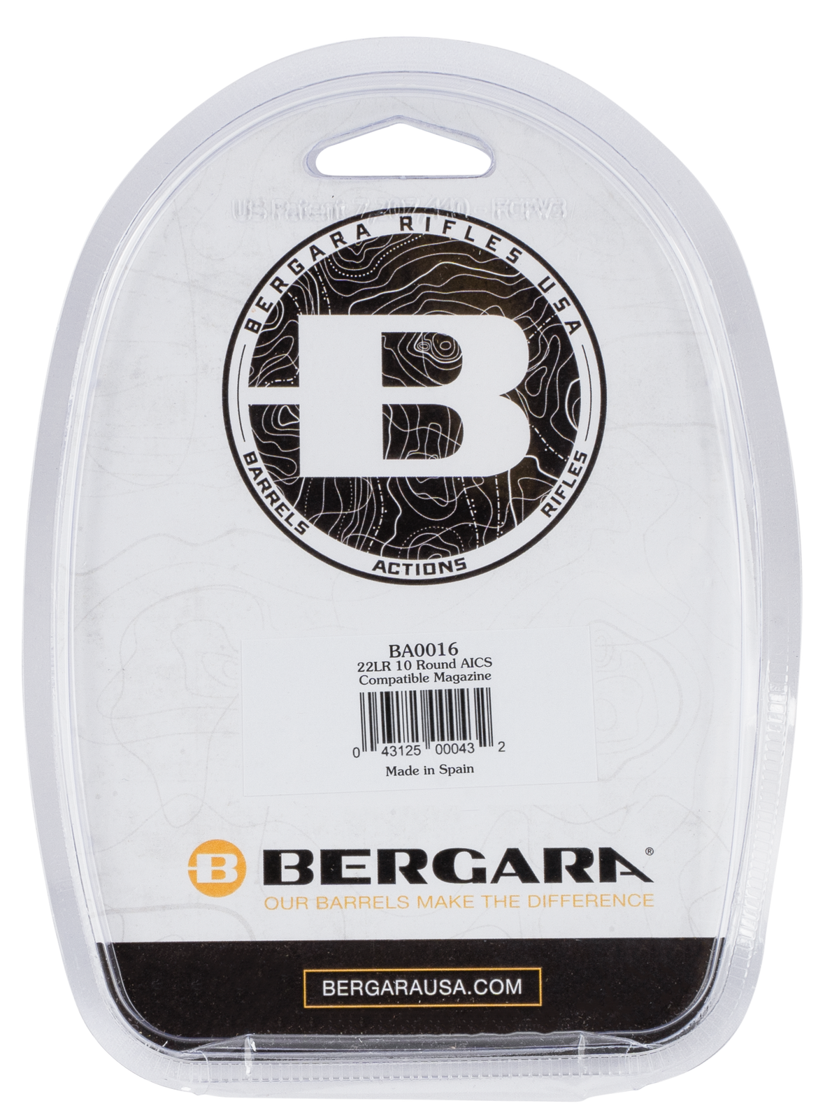 Bergara Rifles BA0016 B-14 22 LR 10rd Black Polymer Magazine — view 2