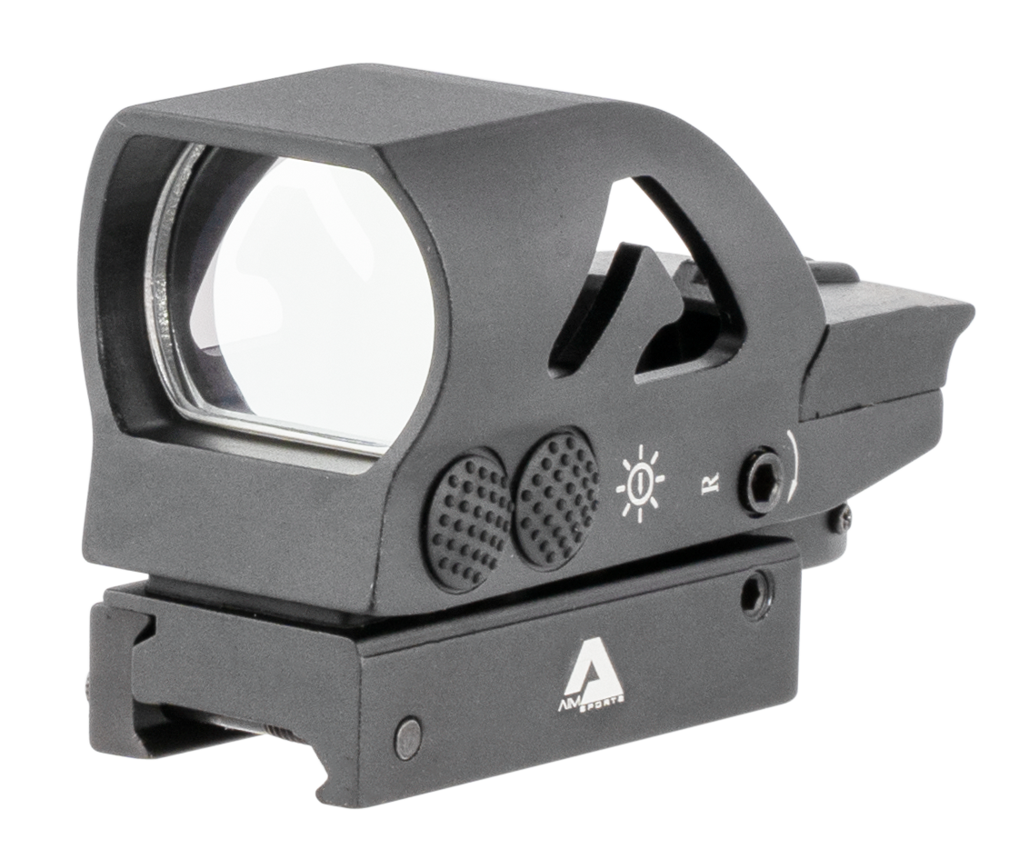 Aim Sports RT506C Full-Size Reflex Sight 1x34mm Red/Green Multi Reticle - Matte Black — view 2