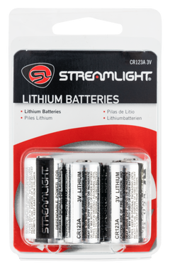 Streamlight 85180 CR123A 3V Lithium Batteries 6-Pack - Silver/Black — view 2