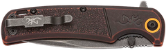 Browning Buckmark EDC Slim 3.13" Folding D2 Steel Drop Point Knife - Bronze Stonewashed Polymer Handle — view 2