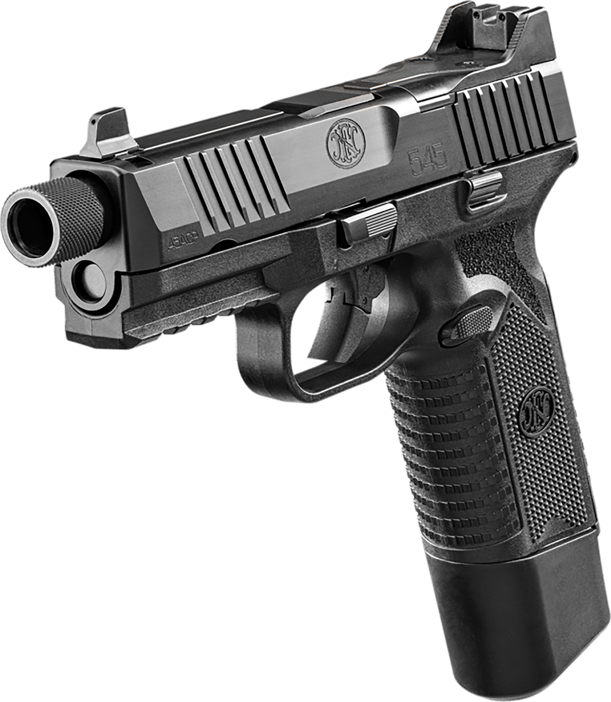 FN 545 Tactical 45 ACP 4.71" 10+1 Semi-Auto Pistol - Black — view 2