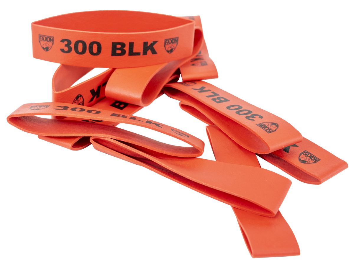 Faxon Firearms FX300MB Magazine Marker Bands 300 Blackout Fits AR-15 Red Silicone 10 Pack — view 2